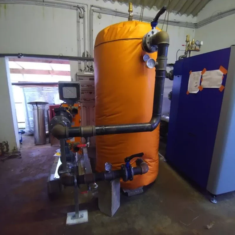 création d'une chaufferie industrielle gaz pour naissain huitre et moule